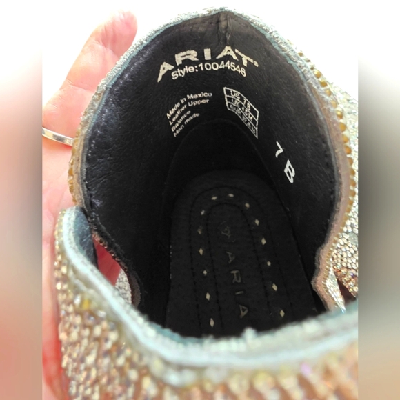 Ariat Sparkling Rhinestone Dixon Glitz Bootie Size 7B - Picture 3 of 8